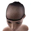 Onzichtbare hoge stretch elastische visnet haarnet pruiken cap voor snood mesh haar weven nylon gewoon klein pakket