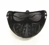 Halloween Devil Ghost Mask Party COS Game Mask Punk Rivet Death horror maskers helm ooglapje gezicht moffel zwart goud zilver feestelijke benodigdheden