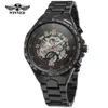 Very popular men's mechanical watches automatic hollow sports watch does not fade durable high quality business watches210u