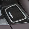 Rostfritt stål Styling GearShift Ashtray Frame Car Console Cover Trim Strip Bil Tillbehör för BMW 5 Serie F10