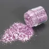 4 scatole da 10 ml rosa viola nail art glitter polvere fogli ultra-sottili 1 mm paillettes miste punte acriliche body paint decorazione nail art