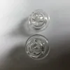 Glascyklon riptid kolhydrater 31 mm od hat stil kupol kolhydrater för kvarts banger naglar glas vattenrör dabbar oljeriggar