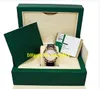 Reloj de pulsera de lujo para hombre, caja original, certificado 116655, oro rosa de 18 quilates, esfera con pavé de diamantes, bisel de zafiro, 40 mm