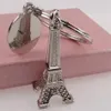 Silberner Eiffelturm-Schlüsselanhänger, Paris Tour Eiffel-Schlüsselanhänger, französisches Souvenir-Modell, Anhänger, Schlüsselanhänger, 50 Stück, OOA4607