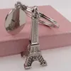 Argent Tour Eiffel Porte-clés Paris Tour Eiffel Porte-clés Souvenir Français Modèle Pendentif Porte-clés 50pcs OOA4607