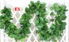 2,2 milhões de plantas falsificados artificiais verde flor do casamento vegetação guirlanda decoração Folhas da hera Artificial Grape Vine baratos