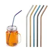 Stainless Steel Drinking Straws 8.5"/ 9.5" /10.5" Bent and Straight Reusable Drinking Straws