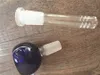 2 pcs Bongos De Vidro Downstem Pipes Bong baixo haste 14mm 18mm para tubo de taça Dab Plataformas de Óleo Hity vidro hookahs de vidro com bacia