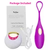 Man Nuo Wireless Remote Control vibrerande äggkula Silikonvibratorer USB laddningsbar massageboll Vuxen Sex Toys Erotic Toy S12283444