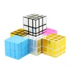 Spiegel Magische Kubussen 3x3x3 Professionele Magic Cast Gecoate Puzzel Speed Cube Speelgoed Twist Puzzels Creatieve Geschenken 6 Kleuren Magico Cubo speelgoed