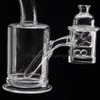 Quartz Set Quartz Banger Cabide com 25mm Flat Top Banger com Extra Grosso Fundo 2 QTZ Contas 1 QTZ Carb Cap Diâmetro da Bacia = 31mm