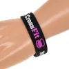 OneBandaHouse 1PC 3/4 pouces de large Bracelet Sport CrossFit pas de douleur pas de Gain motivationnel Slogan Bracelet en Silicone