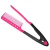 V Type Lisseur Peigne DIY Salon De Coiffure Outil De Coiffure Boucles Brosse À Cheveux Peignes DHL 8526648