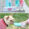 Pet Dog Water Bottle Pet Supplies Dog Cat Drinking Feeder Water Cup In Outdoor Travel 350ML 550ML In Retail Pack WX9-724