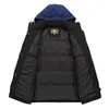 Мода мужские зимние куртки толстые с капюшоном парки мужчины теплые пальто вскользь мягкие мужские куртки мужской тонкий туалет размер M-3XL 165WY