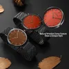 Topmerk luxe kwarts horloge mannen casual zwart Japan quartzwatch roestvrij staal houten gezicht ultra dunne klok mannelijke relogio nieuwe s95847571