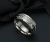 Herenring Lumineuze Batman -ringen voor mannen Zwart goud zilver roestvrij staal vrouwen ringen gloed in de donkere mannelijke ringjuwelen9605187