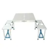 outdoor furniture new style Portable Aluminum Alloy Outdoor-Portable Camping Picnic BBQ Folding Table Chair Stool Set
