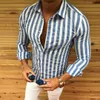 Shirt 2018 New Brand Men Casual Muscle Long Sleeve Dress Shirts Formal BusinessTop Tee Blouse