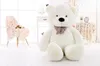 Ny 5 Color Teddy Bear fylld ljusbrun Giant Jumbo 60 cm 80cm 100 cm 120 cm födelsedagspresent Julgåva4680300