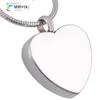 Custom engraving plane heart-shaped funeral cremation casket necklace pendant fashion jewelry.
