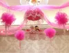 2017 New White Organza Yarn Chair Covers Sash For Wedding Backdrop Centerpieces Supplies Decoration Supplies 50 Meters Roll Free Shipping