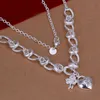 Fine 925 Sterling Silver Necklace 18Inch Shake Chain Link,2018 Fine Real 925 Silver Link Chain Italy Necklace New Style Hot 2021 XMAS