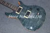 New Classical Beautiful P - Reed Smith Private Stock SingleCut Charcoal Burst Chitarra elettrica nero verdastro