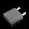 40*40mm Primäraluminium Wasserkühlblock für Flüssigwasserkühler Kühlkörpersystem Silber Verwendung Für PC Laptop CPU Kostenloser Versand