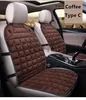 Conjunto de fundas de asiento de coche universales, accesorios de interior de coche bonitos de imitación, cojín con estilo, felpa de invierno cálida para automóviles 9766364