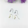 200pcs/lot stainless steel Earring Hook Ear Hook Clasp With Bead Charms Jewelry Findings for DIY Fashion Hot