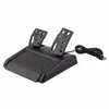 Freeshipping 180 gradi di rotazione gioco vibrazione volante da corsa con pedali per XBOX 360 per PS2 per PS3 PC USB volante per auto