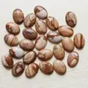 Partihandel Högkvalitativ Natursten Ovala Cabokochon Teardrop Beads DIY Smycken Göra Ring Semestergåvan Gratis Frakt 18 * 25mm