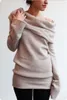 AVODOVAMA М 2018 женщин свитера мода осень зима Сексуальная Слэш шеи случайные трикотажные пуловеры с длинным рукавом женские джемперы D1892001
