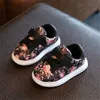 The New Listing Kids Shoes For Girls Fashion Children Girl Casual Shoes Floral Cute Toddler Kids Sneakers Breathable Baby Girls Shoes 21-30