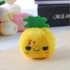 50st Multi Designs Kawaii Mini 510cm grönsaker Frukter Val Keychain Plush Toy Doll Wedding Bouquet Plush Toy YH15236946458