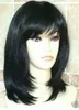Fashion Black Wig Hair New Short Cosplay Party Party