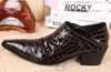 Italienische Schuhe Mann 100% Marke Man Leder Schuhe Mann Kleid Schuhe Leder Zapatos Hombre, Größe EU38-46
