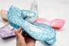 Nouveaux enfants chaussures fille princesse chaussures bleu cristal sandales filles Cosplay chaussures bleu PVC trou flocon de neige sandale enfants A-542