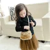 Baby Kids Purses Fashion Autumn Winter Girls Handbags Lovely Design Bowknot Imitation Leather And Fur Coin Purses Wallet Christmas Gifts