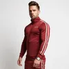 mens tracksuit jacket jogger 남성 운동복 재킷 지퍼 후드 체육관 정장 Survetement Homme 트랙 수트 보디 스웨터 남성 의류