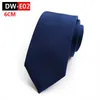 Moda Gorąca Sprzedaż Jedwab Klasyczny Skinny 6 CM Mężczyźni Neck Krawaty Casual Wear Business Wedding Party Solidne Krawaty Dla Mężczyzn