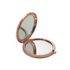 Зеркало для макияжа Mini Ladies Girl Pocket Косметическое зеркало Fashion Double-Side Folde Компактные зеркала быстрая доставка F1018