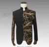 XS-6XL 2018新しい紳士服のファッションBigbang Studio Sequinsに合わせてホストプラスサイズの中国のチュニックスーツステージコーラスコスチューム