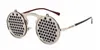 Vintage steampunk óculos de sol redondo design flip up vapor punk mulheres revestimento óculos de sol homens retrô metal círculo sol óculos 10 pçs / lote