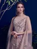 Prom Dress High Quality Handmade Embroidery Design Tulle Evening Dresses Vintage Sweep Train Robe de mariée