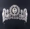 Ornamenti nuziali Corona retrò barocca, ornamenti con testa di diamante, accessori per capelli, abito da sposa con forcina