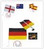 2023 Russia world cup car flag 32 national team car football soccer window flag 30*45cm with a clip with handle