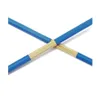 2 Peças de Pincéis de Bateria Varas Varas De Bambu Instrumento de Percussão Acessório Azul 15.94 polegada-MÚSICA