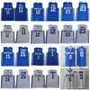 Kentucky Wildcats Jersey College Basketball Devin Booker John Wall Anthony Davis Karl-Anthony Towns DeMarcus Cousins Malik Monk Fox Blue Men